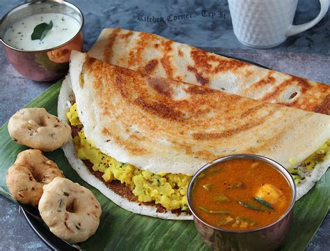   Masala Dosa - Den krispigt stekta crêpen som smälter i munnen med en krämig fyllning